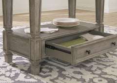 Lodenbay - Antique Gray - Rectangular Dining Room Counter Table