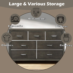 Carine II - Dresser - Gray