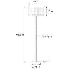 Ramiro - Drum Shade Metal Lamp