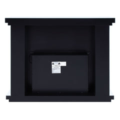 Noralie - LED Electric Fireplace - Mirrored & Faux Diamonds