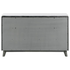 Nathan - 6-Drawer Dresser - Gray