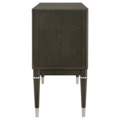 Reseda - 4-Door Dining Sideboard Server With Shelves - Ash Brown