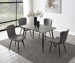Horizon - 63" Butterfly Leaf Extension Dining Table - Gray