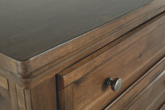 Flynnter - Medium Brown - Five Drawer Chest