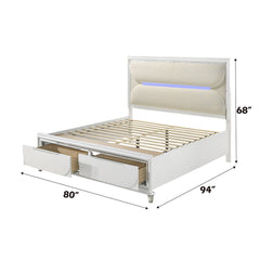 Tarian - Bed With LED & Storage