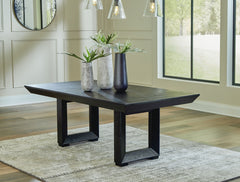 Londer - Black - Rectangular Dining Room Ext Table