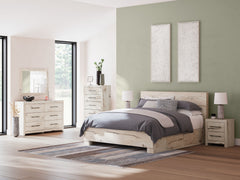 Lawroy - Panel Bed With Storage