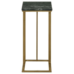 Vicente - Marble Top C-Shaped Sofa Side Table