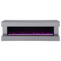 Vallerie - TV Stand With Visual Flame Box