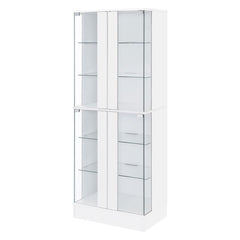 Cabra - 4-door LED Curio Display Cabinet