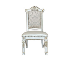 Vendom - Side Chair (Set of 2) - PU & Antique Pearl Finish