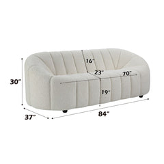 Osmash - Sofa - White Teddy Sherpa