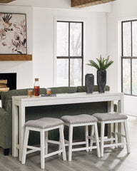 Robbinsdale - Rectangular Dining Room Counter Table Set (Set of 4) - Antique White