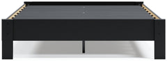 Finch - Queen Platform Bed - Black