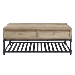 Brantley - Coffee Table - Oak & Sandy Black Finish