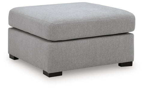 Lakepoint - Oversized Accent Ottoman - Nickel