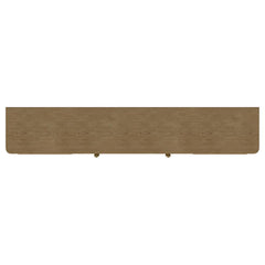 Arini - Rattan Cane 2-Door TV Stand Media Console - Sand Wash