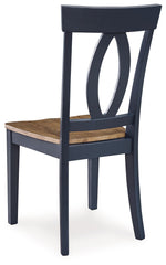 Landocken - Brown / Blue - Dining Room Side Chair (Set of 2)