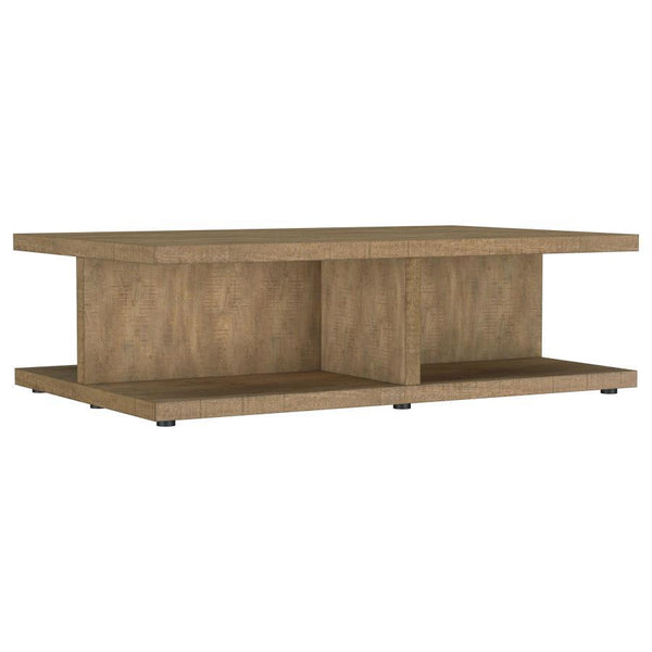 Cortona - Square Engineered Wood Cocktail Coffee Table - Mango
