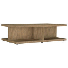 Cortona - Square Engineered Wood Cocktail Coffee Table - Mango