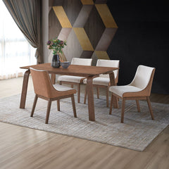 Ginny - Dining Table - Walnut