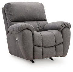 Bakerstein - Power Rocker Recliner With Adjustable Headrest - Galaxy