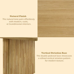 Einar - Dining Table - Natural