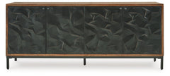 Dorannby - Black / Brown - Accent Cabinet