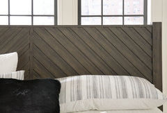 Arkenton - 5 Pc. - Dresser, Mirror, King Panel Bed - Grayish Brown