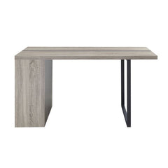 Patwin - Dining Table - Gray Oak & Black Finish