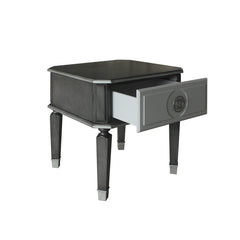 House Beatrice - End Table - Charcoal & Light Gray