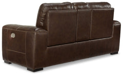 Alessandro - PWR REC Loveseat/Con/Adj HDRST - Walnut