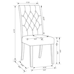 Douglas - Upholstered Dining Side Chair (Set of 2) - Oatmeal