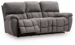 Bakerstein - Power Reclining Sofa With Adjustable Headrest - Galaxy