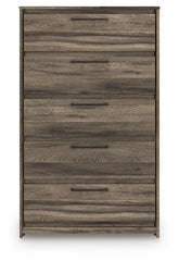 Elbrim - Five Drawer Chest - Brown