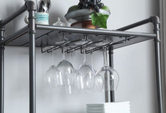 Brantley - Wine Rack - Antique Oak & Sandy Gray
