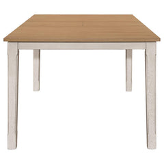 Kirby - Extension Leaf Dining Table - Rustic Off White