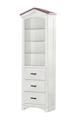 Tree House - Bookcase Cabinet - Pink & White