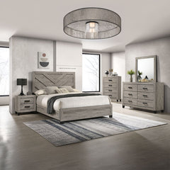 Mari - Nightstand - Light Gray Finish