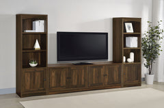 Laughlin - 78" TV Stand 4 Door Engineered Wood - Dark Pine