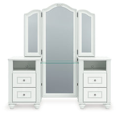 Kozlani - Vanity With Mirror - White
