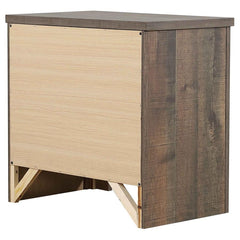 Frederick - 2-Drawer Nightstand - Weathered Oak