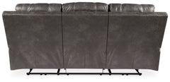 Erlangen - Dark Gray - PWR REC Sofa with ADJ Headrest