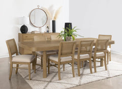 Arini - 104" Extension Leaf Dining Table - Sand Wash