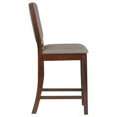 Patterson - Upholstered Counter Chair (Set of 2) - Mango Oak