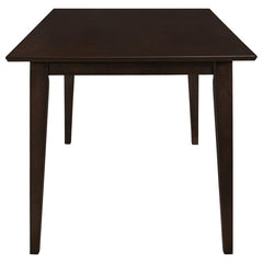 Gabriel - 5-Piece 59" Rectangular Dining Set - Cappuccino
