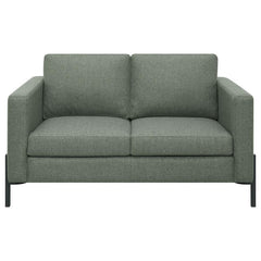 Tilly - Upholstered Track Arm Loveseat - Sage