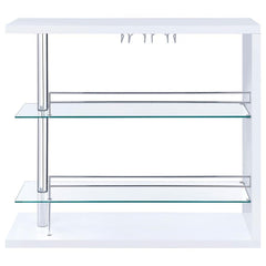 Prescott - Rectangular 2-Shelf Bar Unit