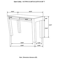 Jamesia - 2-Drawer Wood Entryway Console Table - Warm Chestnut