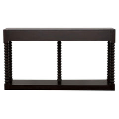 Meredith - 2-Drawer Wood Entryway Console Table - Coffee Bean